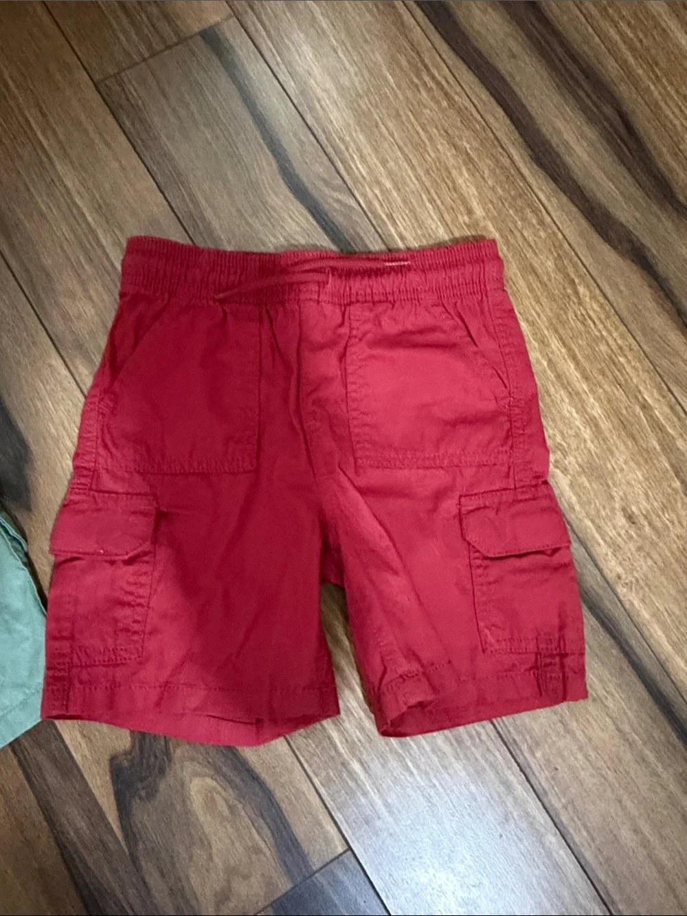 The Children's Place Cargo Shorts Trio - Red, Sage, Gray Camo